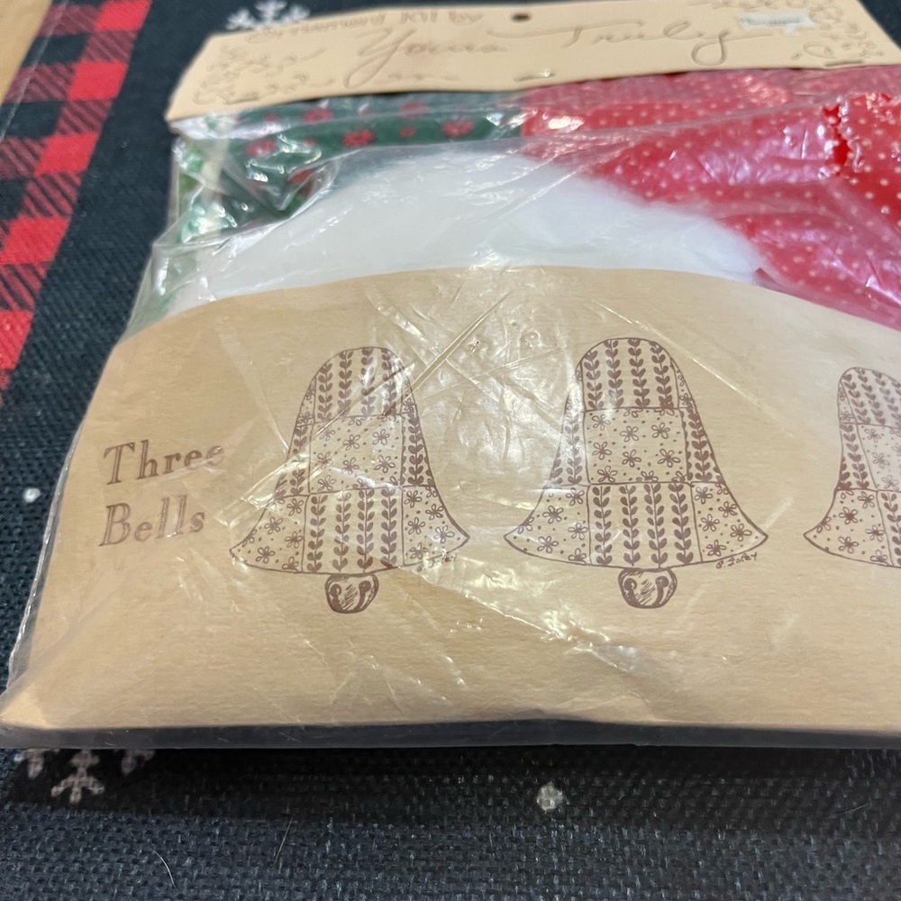 Three Bells Christmas Fabric Set